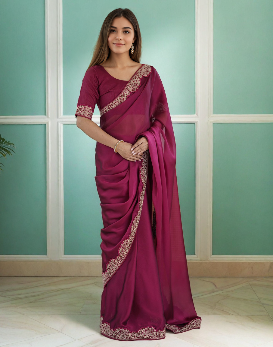 Charmi Rangoli Silk Coding Saree