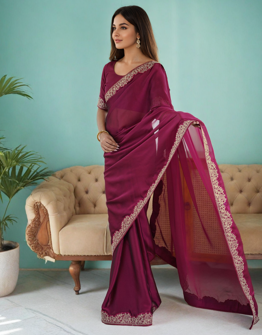 Charmi Rangoli Silk Coding Saree