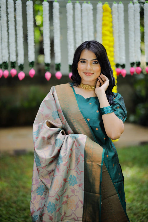 Cerulean Ujjwala Jacquard Kurta Pant Dupatta Set for Women