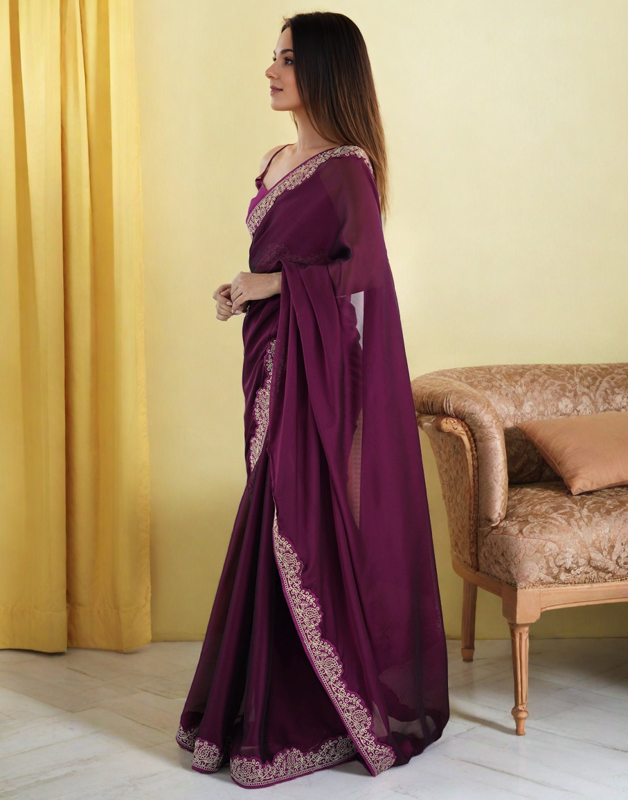Charmi Rangoli Silk Coding Saree